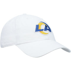 Los Angeles Rams '47 Logo Clean Up Adjustable Hat White - 47 brand