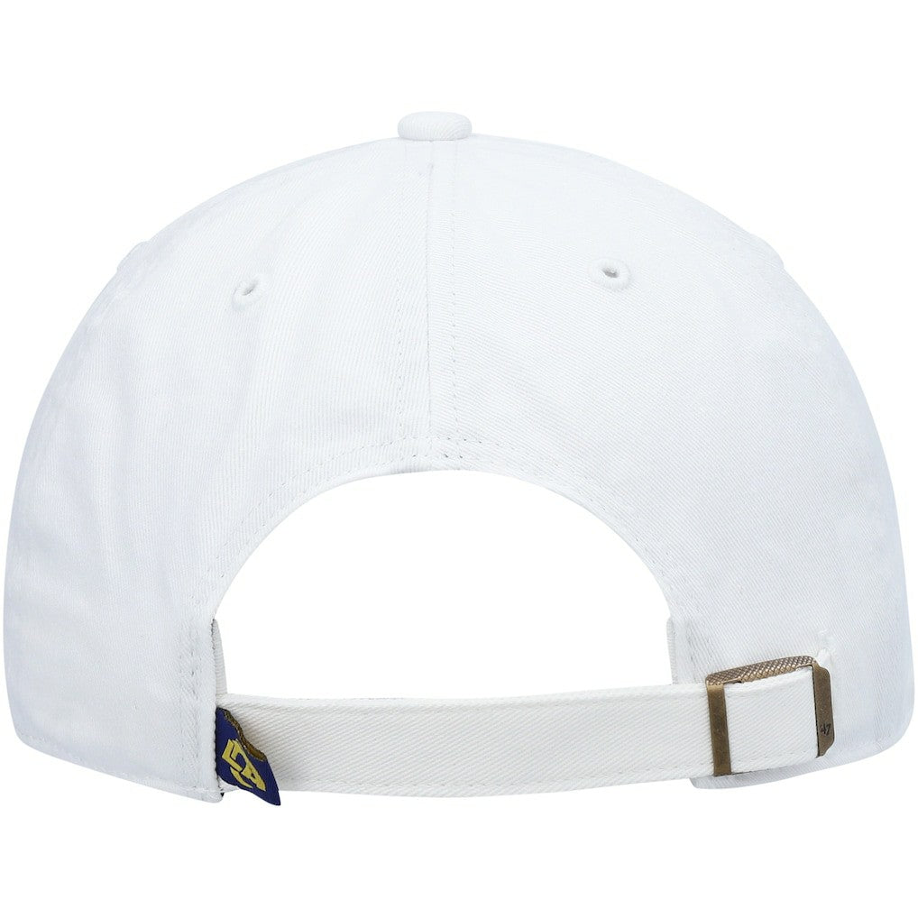 Los Angeles Rams '47 Logo Clean Up Adjustable Hat White - 47 brand