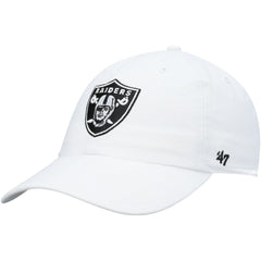 Las Vegas Raiders '47 Clean Up Adjustable Hat White - 47 brand