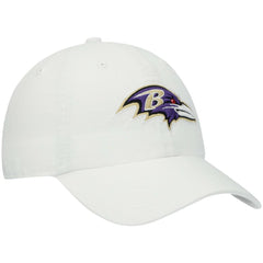 Baltimore Ravens '47 Clean Up Adjustable Hat White - 47 brand