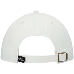 Baltimore Ravens '47 Clean Up Adjustable Hat White - 47 brand