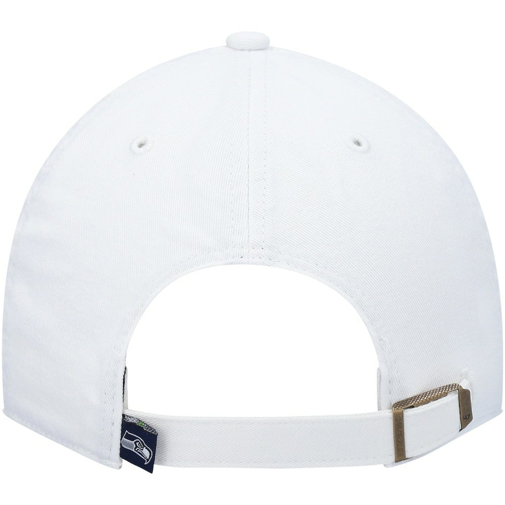 Seattle Seahawks '47 Clean Up Adjustable Hat White - 47 brand