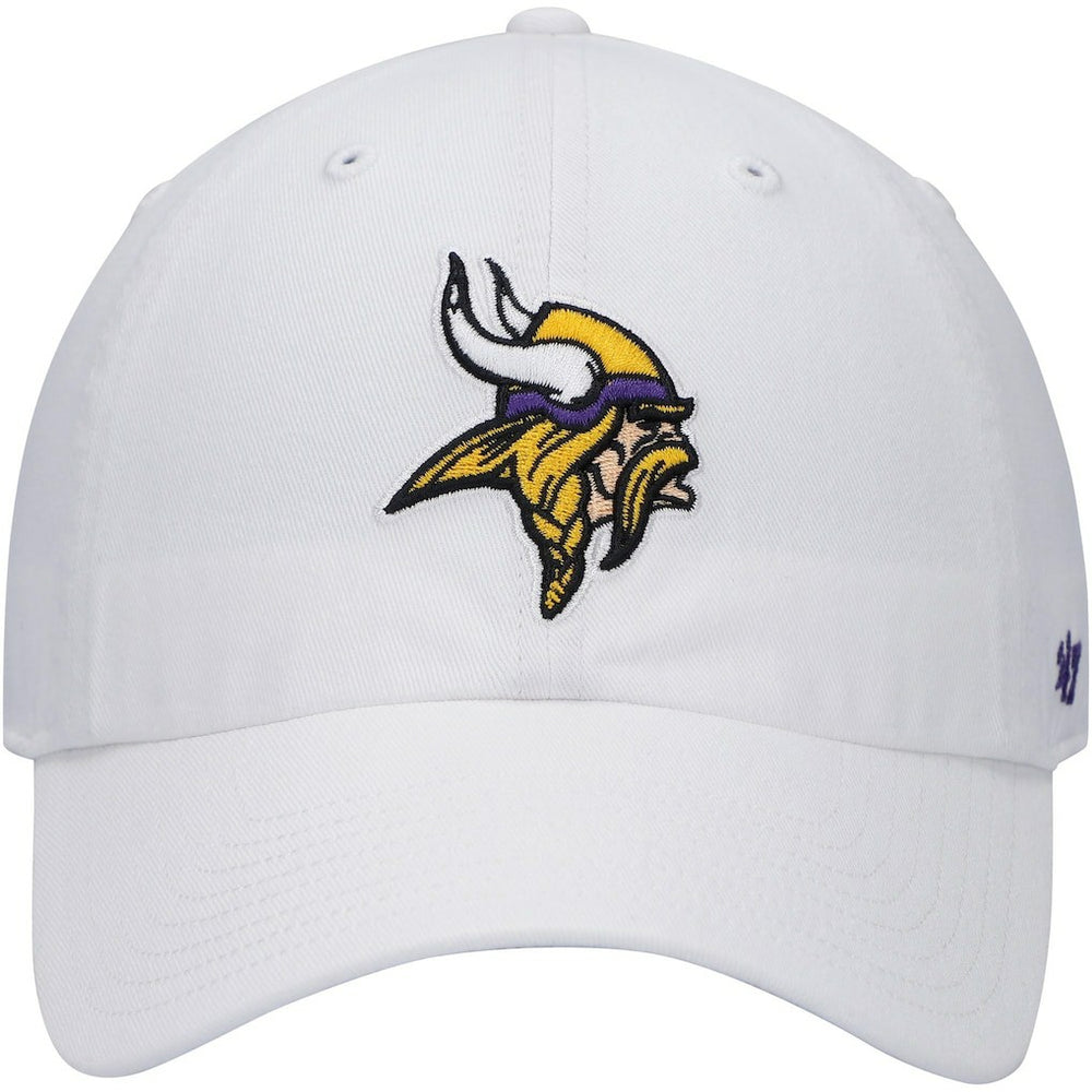 Minnesota Vikings '47 Logo Clean Up Adjustable Hat White - 47 brand