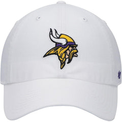 Minnesota Vikings '47 Logo Clean Up Adjustable Hat White - 47 brand