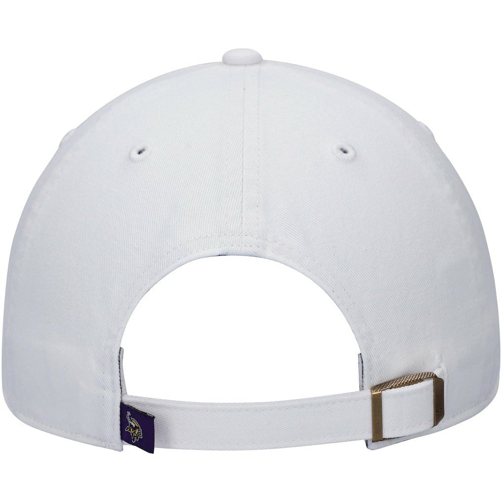 Minnesota Vikings '47 Logo Clean Up Adjustable Hat White - 47 brand