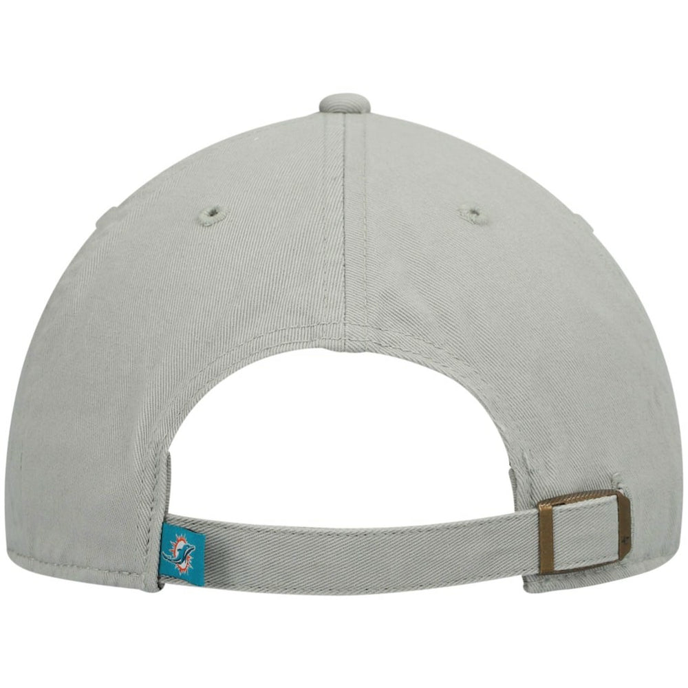 Miami Dolphins '47 Clean Up Adjustable Hat Gray - 47 brand