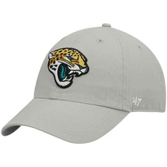 Jacksonville Jaguars '47 Logo Clean Up Adjustable Hat Gray - 47 brand