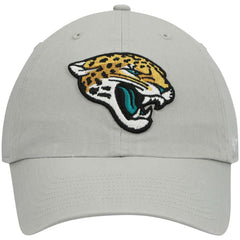 Jacksonville Jaguars '47 Logo Clean Up Adjustable Hat Gray - 47 brand