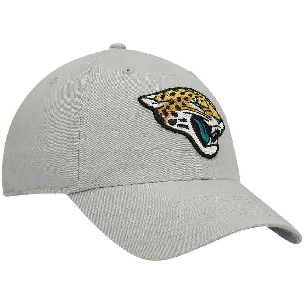 Jacksonville Jaguars '47 Logo Clean Up Adjustable Hat Gray - 47 brand