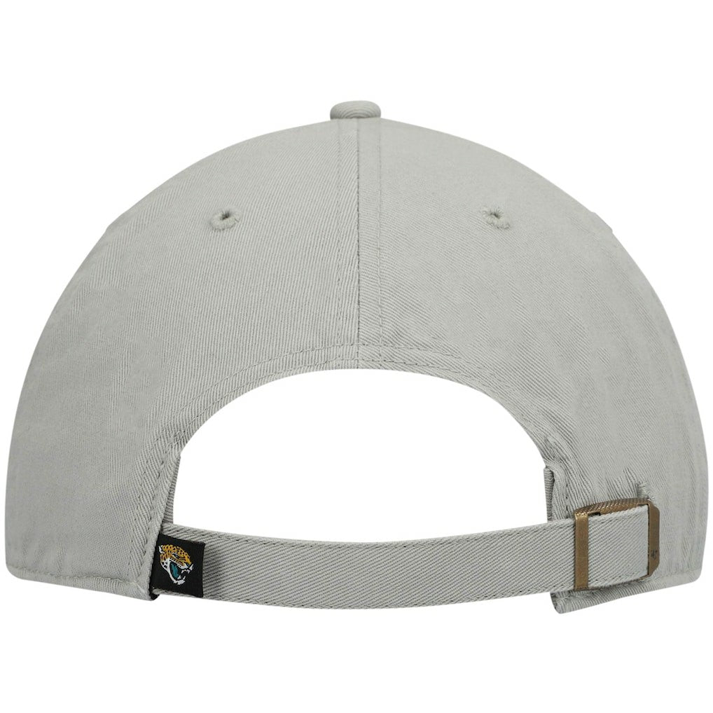 Jacksonville Jaguars '47 Logo Clean Up Adjustable Hat Gray - 47 brand