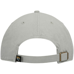 Jacksonville Jaguars '47 Logo Clean Up Adjustable Hat Gray - 47 brand