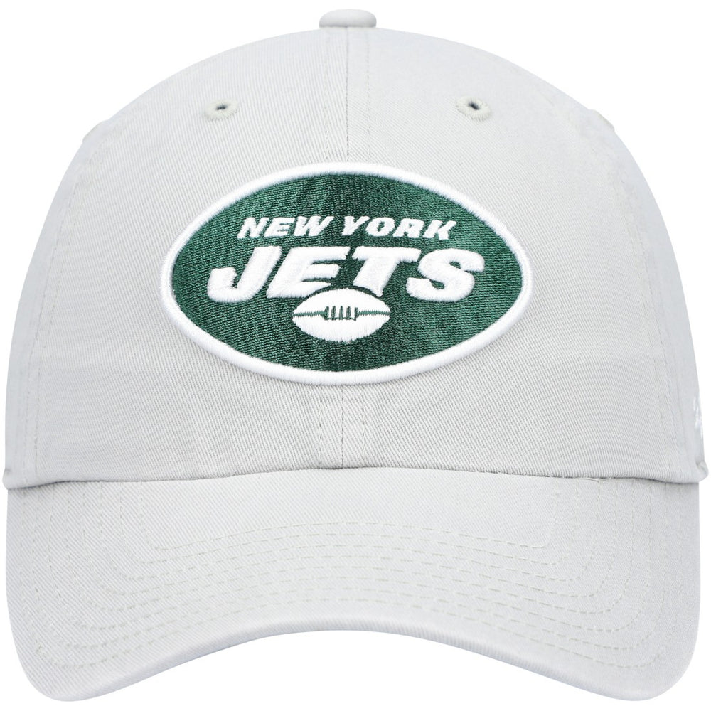 New York Jets '47 Clean Up Adjustable Hat Gray - 47 brand