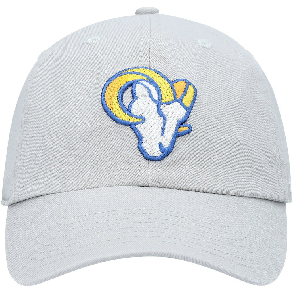 Los Angeles Rams '47 Logo Clean Up Adjustable Hat Gray - 47 brand