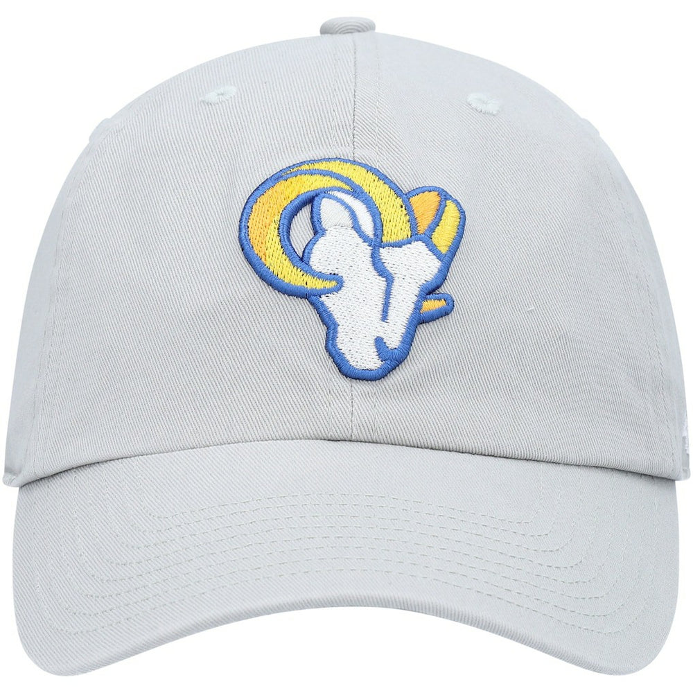 Los Angeles Rams '47 Logo Clean Up Adjustable Hat Gray - 47 brand