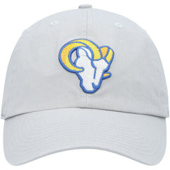 Los Angeles Rams '47 Logo Clean Up Adjustable Hat Gray - 47 brand