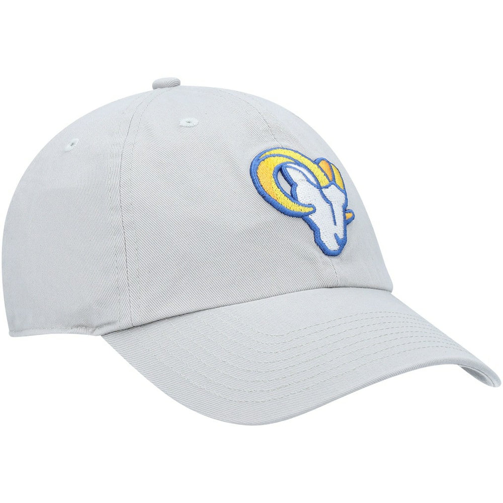 Los Angeles Rams '47 Logo Clean Up Adjustable Hat Gray - 47 brand