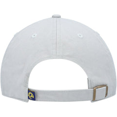Los Angeles Rams '47 Logo Clean Up Adjustable Hat Gray - 47 brand