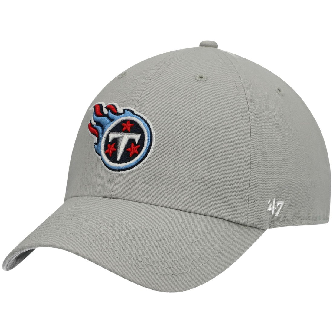 Tennessee Titans '47 Clean Up Adjustable Hat Gray - 47 brand