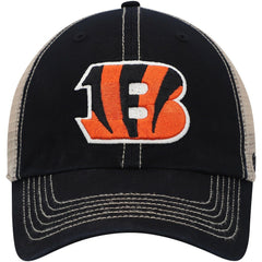 Cincinnati Bengals '47 Trawler Trucker Clean Up Snapback Hat Black/Natural - 47 brand