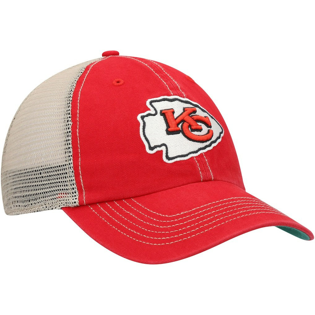 Kansas City Chiefs '47 Trawler Trucker Clean Up Snapback Hat Red/Natural - 47 brand