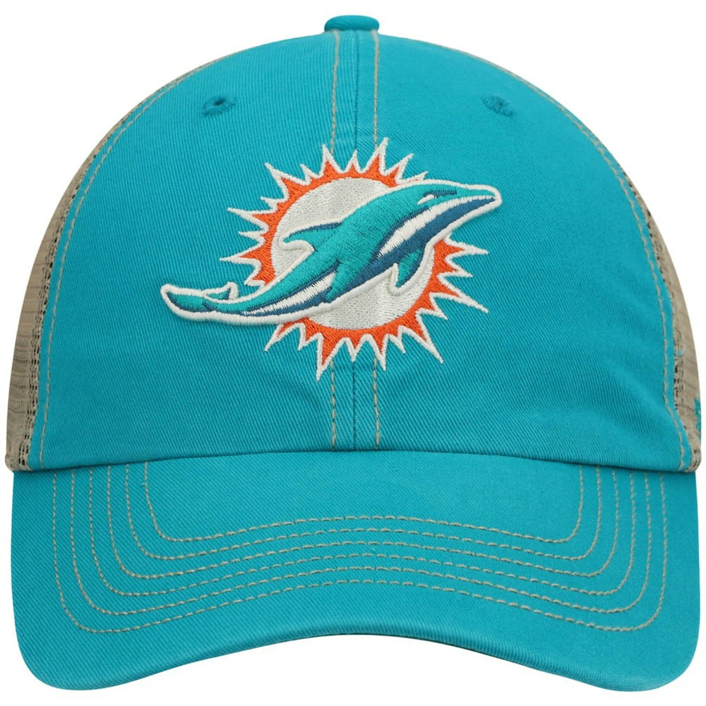 Miami Dolphins '47 Trawler Trucker Clean Up Snapback Hat Aqua/Natural - 47 brand