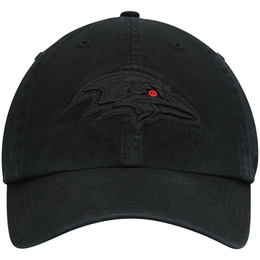 Baltimore Ravens '47 Team Tonal Clean Up Adjustable Hat Black - 47 brand