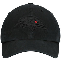 Baltimore Ravens '47 Team Tonal Clean Up Adjustable Hat Black - 47 brand