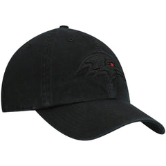Baltimore Ravens '47 Team Tonal Clean Up Adjustable Hat Black - 47 brand