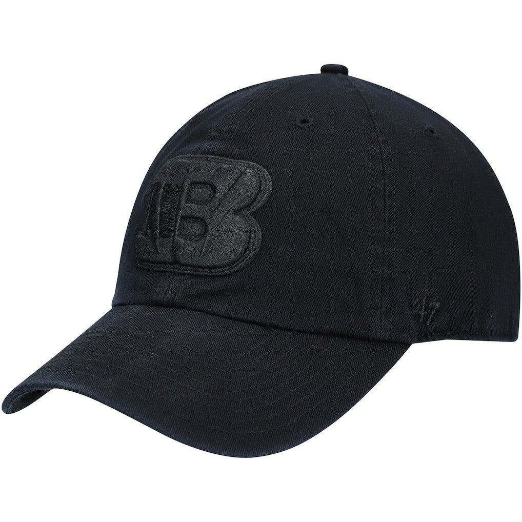 Cincinnati Bengals '47 Team Tonal Clean Up Adjustable Hat Black - 47 brand