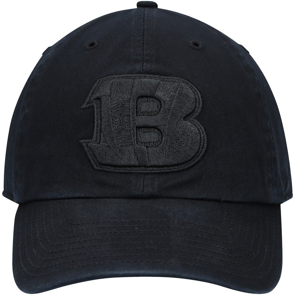 Cincinnati Bengals '47 Team Tonal Clean Up Adjustable Hat Black - 47 brand