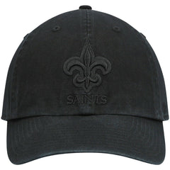 New Orleans Saints '47 Team Tonal Clean Up Adjustable Hat Black - 47 brand