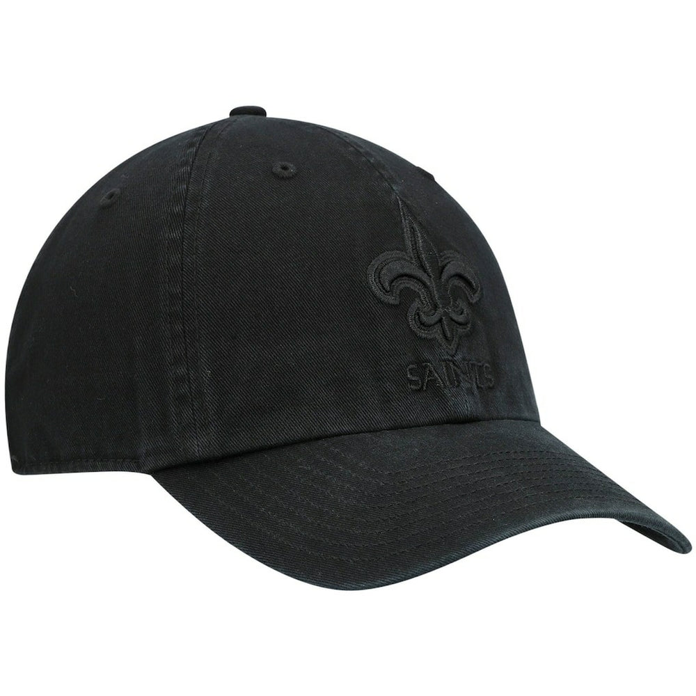 New Orleans Saints '47 Team Tonal Clean Up Adjustable Hat Black - 47 brand
