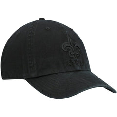 New Orleans Saints '47 Team Tonal Clean Up Adjustable Hat Black - 47 brand