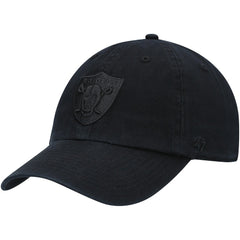 Las Vegas Raiders '47 Team Tonal Clean Up Adjustable Hat Black - 47 brand
