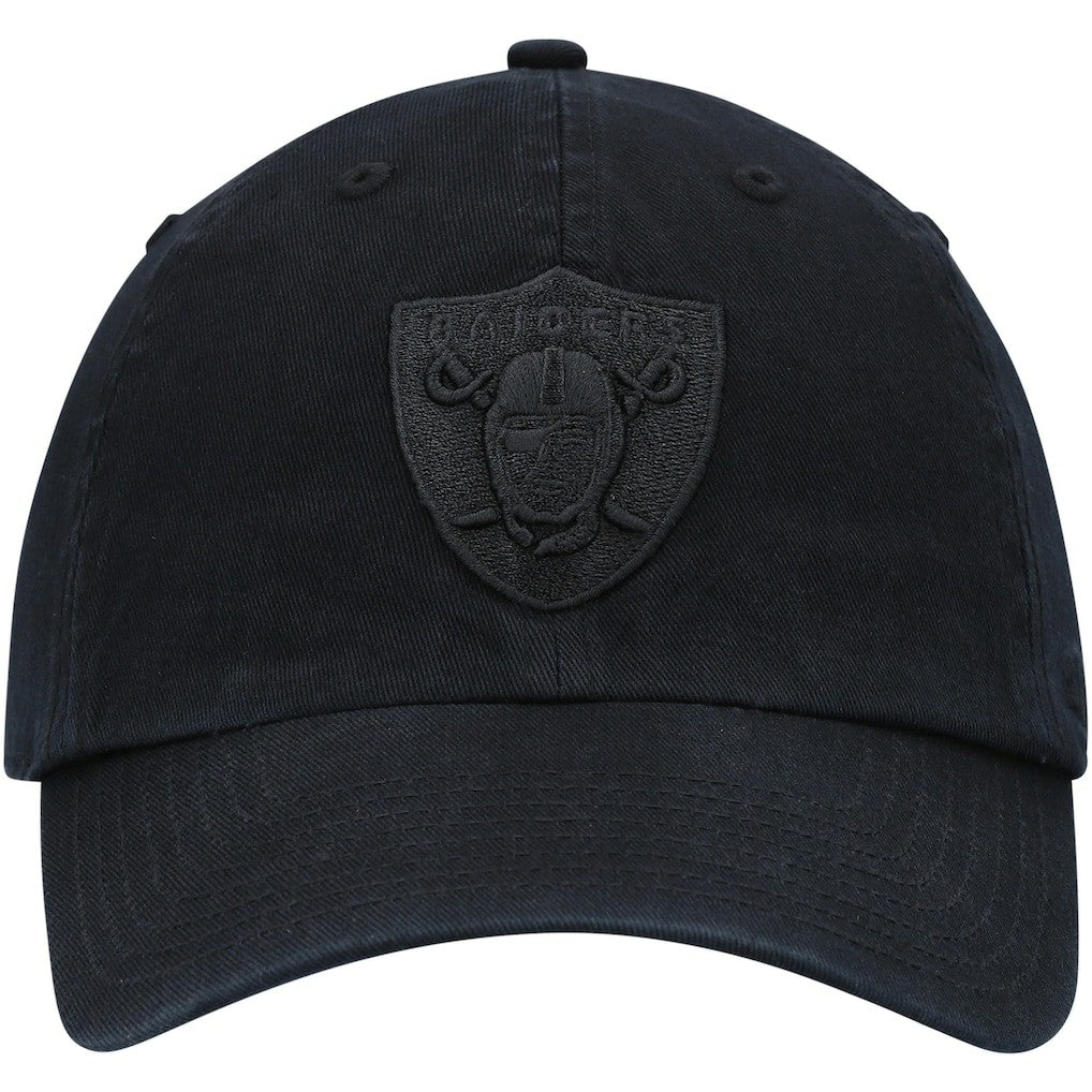 Las Vegas Raiders '47 Team Tonal Clean Up Adjustable Hat Black - 47 brand