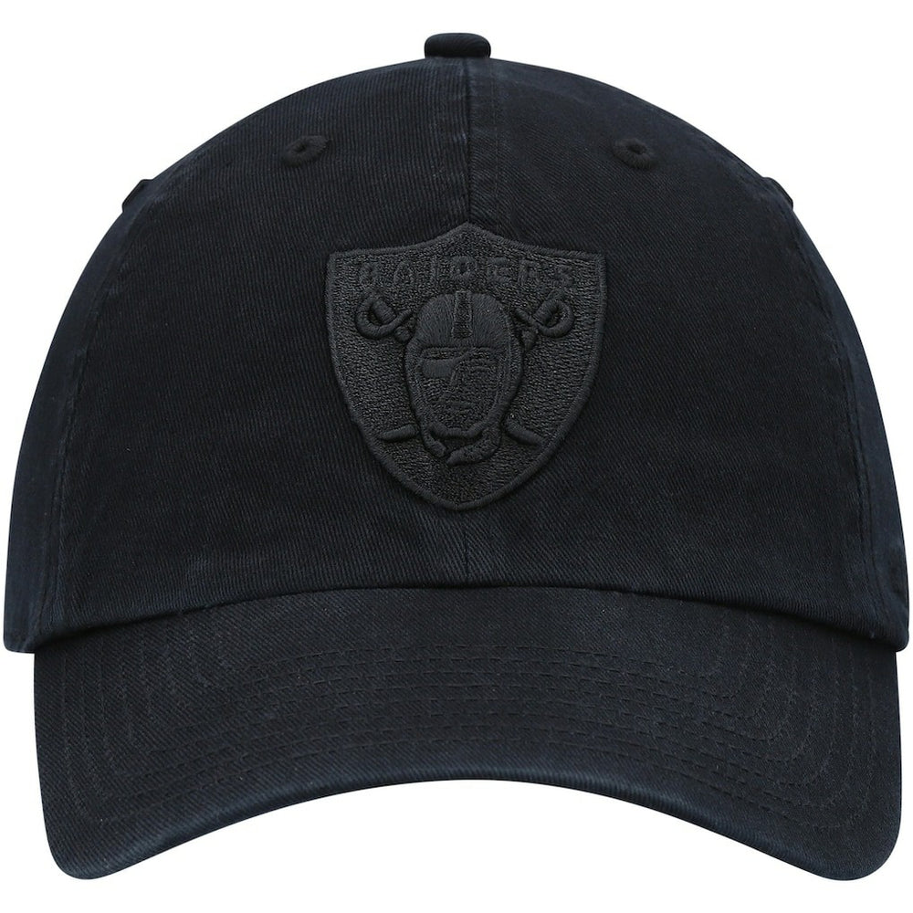 Las Vegas Raiders '47 Team Tonal Clean Up Adjustable Hat Black - 47 brand