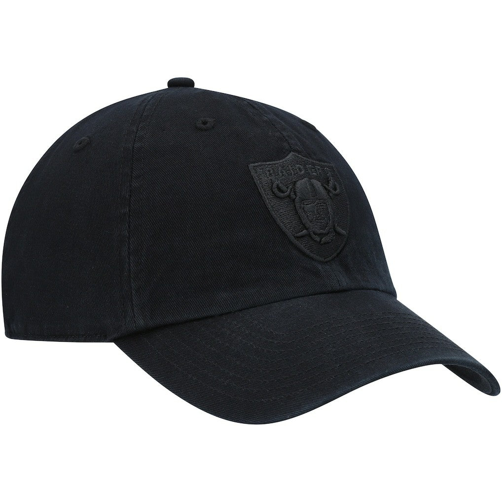 Las Vegas Raiders '47 Team Tonal Clean Up Adjustable Hat Black - 47 brand