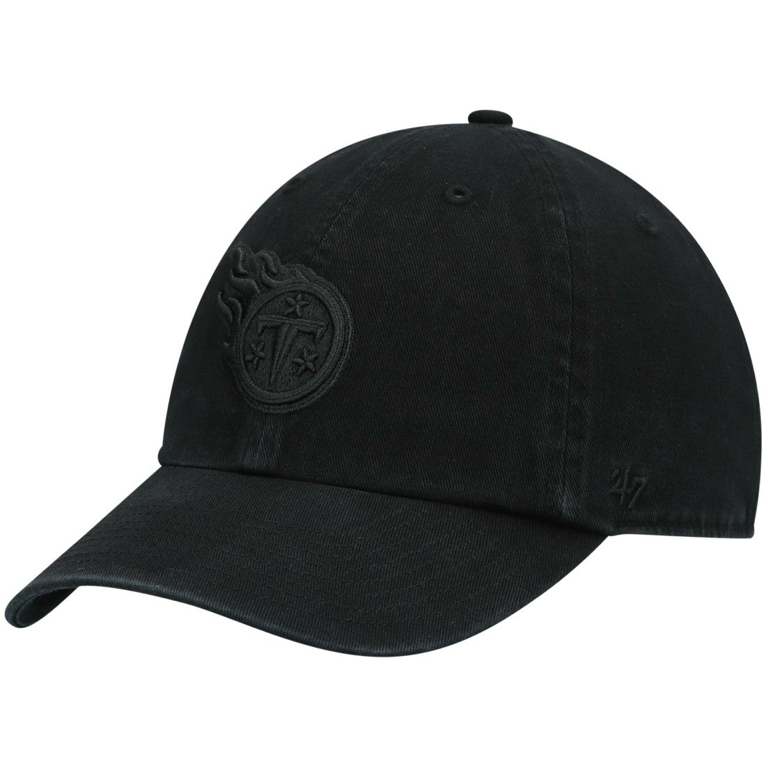 Tennessee Titans '47 Team Tonal Clean Up Adjustable Hat Black - 47 brand