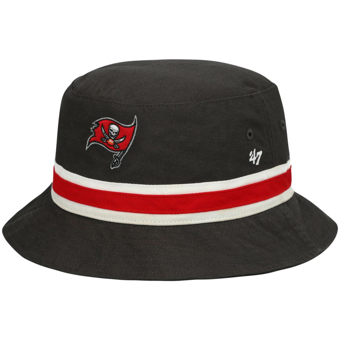 Tampa Bay Buccaneers '47 Striped Bucket Hat Graphite - 47 brand