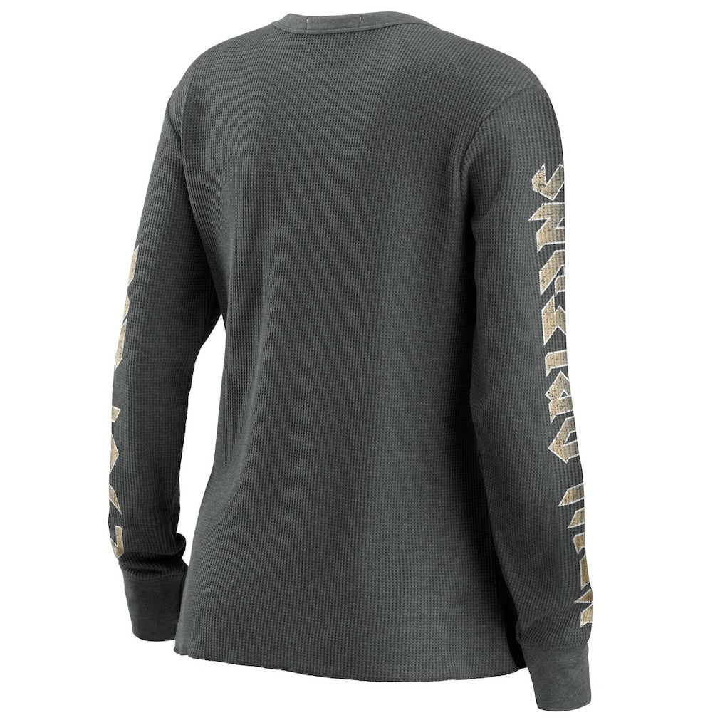 New Orleans Saints WEAR by Erin Andrews Women's Long Sleeve Thermal T-Shirt Gray - NFL