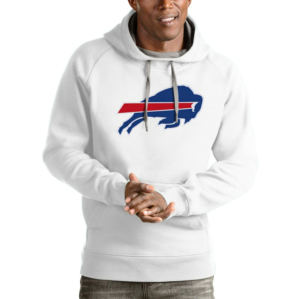 Buffalo Bills Antigua Victory Pullover Hoodie White - NFL