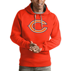 Chicago Bears Antigua Logo Victory Pullover Hoodie Orange - NFL