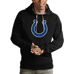 Indianapolis Colts Antigua Victory Pullover Hoodie Black - NFL
