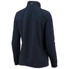 Dallas Cowboys Vineyard Vines Women's Shep Shirt Quarter-Zip Sweatshirt Navy - NFL