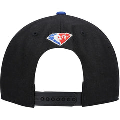 47 brand - Philadelphia 76ers '47 75th Anniversary Carat Captain Snapback Hat - Black/Royal