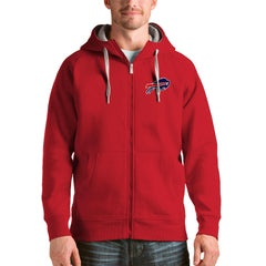 Buffalo Bills Antigua Victory Full-Zip Hoodie Red - NFL