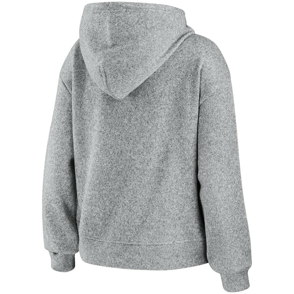 New Orleans Saints WEAR by Erin Andrews Women's Full-Zip Hoodie Heathered Gray - NFL