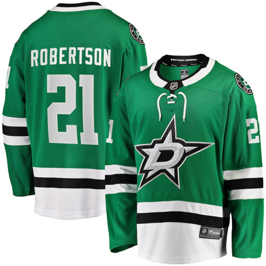 Jason Robertson Dallas Stars Fanatics Home Breakaway Replica Jersey - Kelly Green | NHL Jerseys