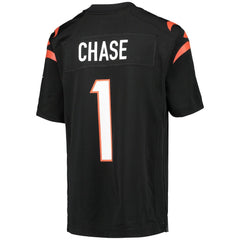 Ja'Marr Chase Cincinnati Bengals Youth Game Jersey Black - Nike