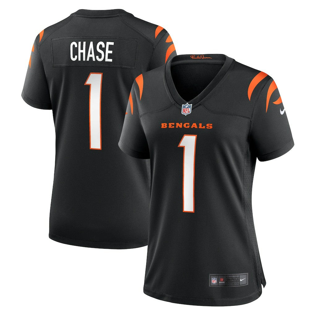 Ja'Marr Chase Cincinnati Bengals Women's Game Jersey - Black | NFL Jerseys